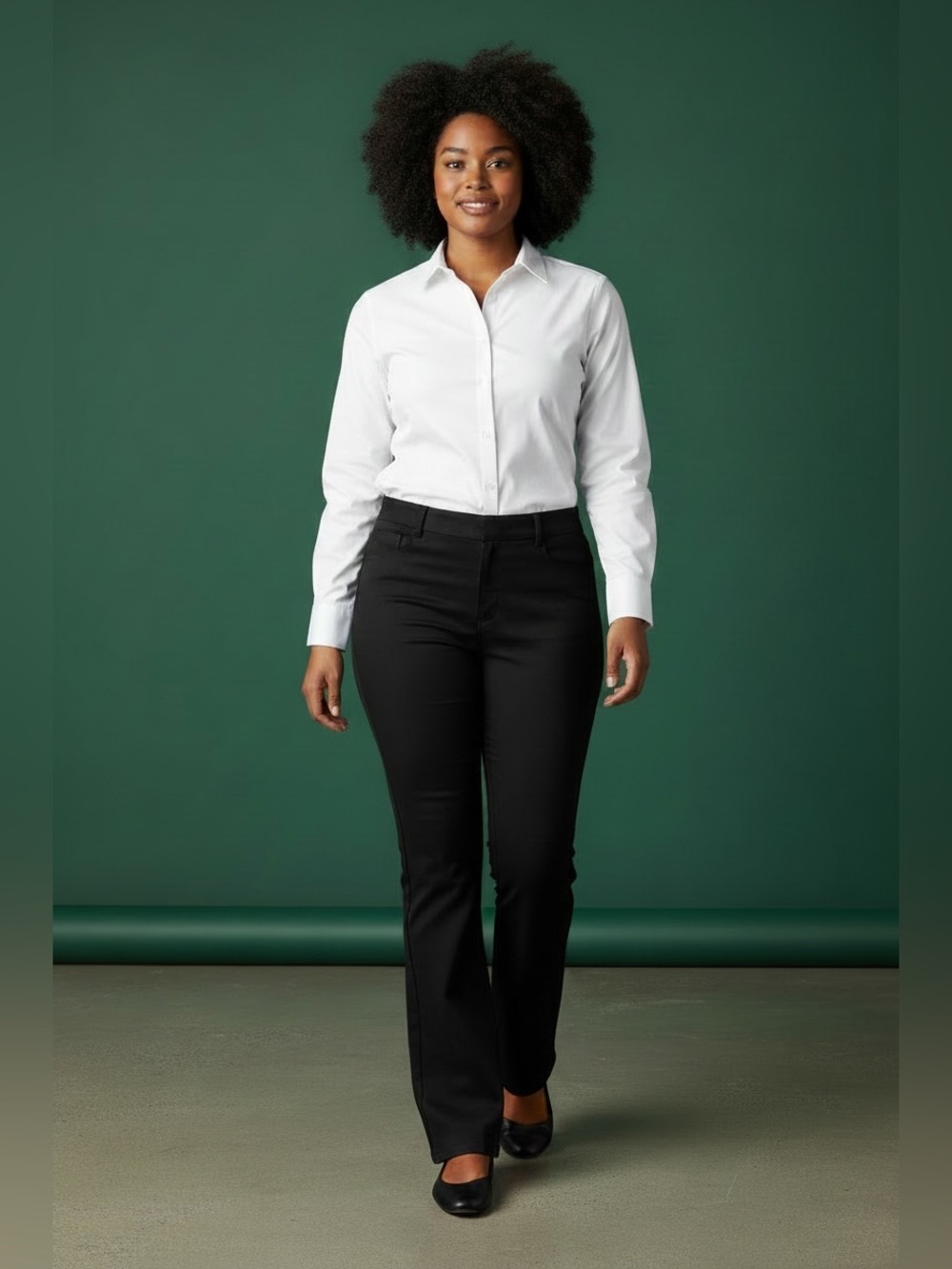 Women’s Black Boot Cut Pants - Unbranded